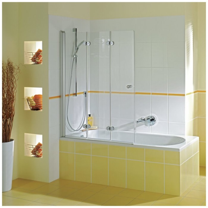 Breuer ELANA KOMFORT Badewannendrehfalttür BDFT3 120 cm