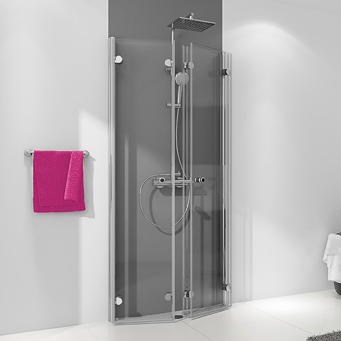 Breuer ELANA KOMFORT U-Kabine Drehfalttür 6-teilig