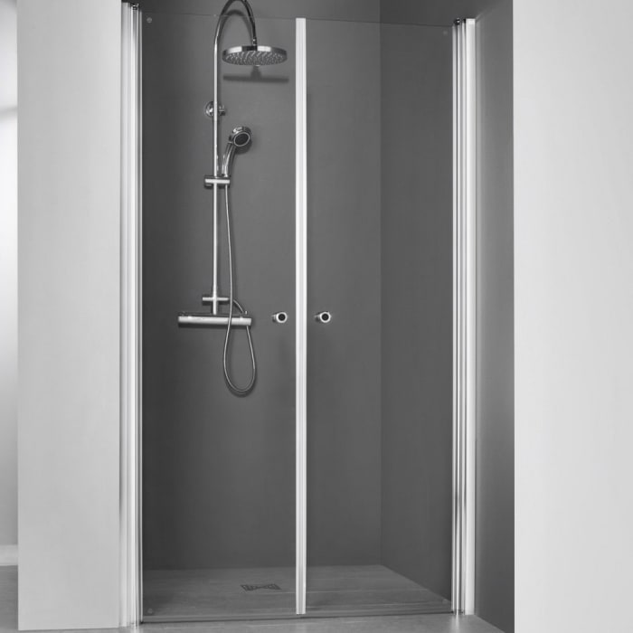 Breuer ELANA 6 Pendeltür PT für Nische 75 x 200 cm, mit CER+ Beschichtung