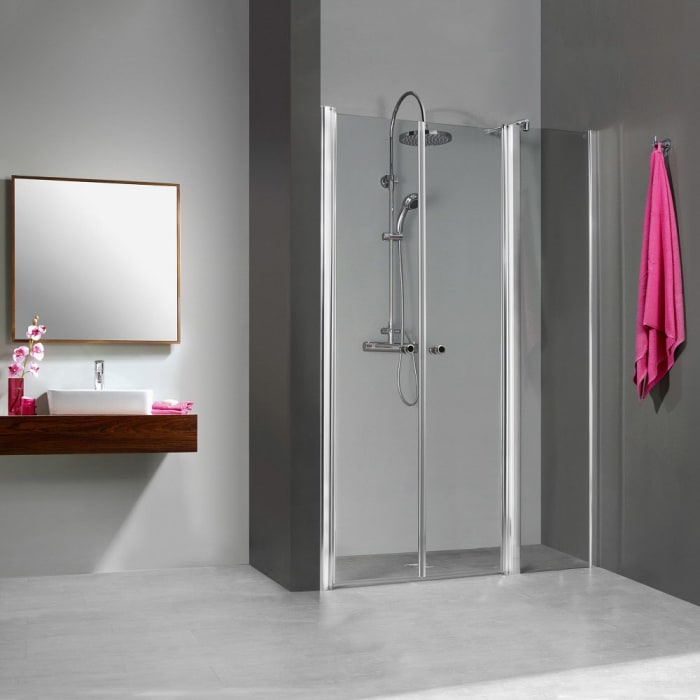 Breuer ELANA 6 Pendeltür FSW für Nische 100 cm, Nebenteil rechts