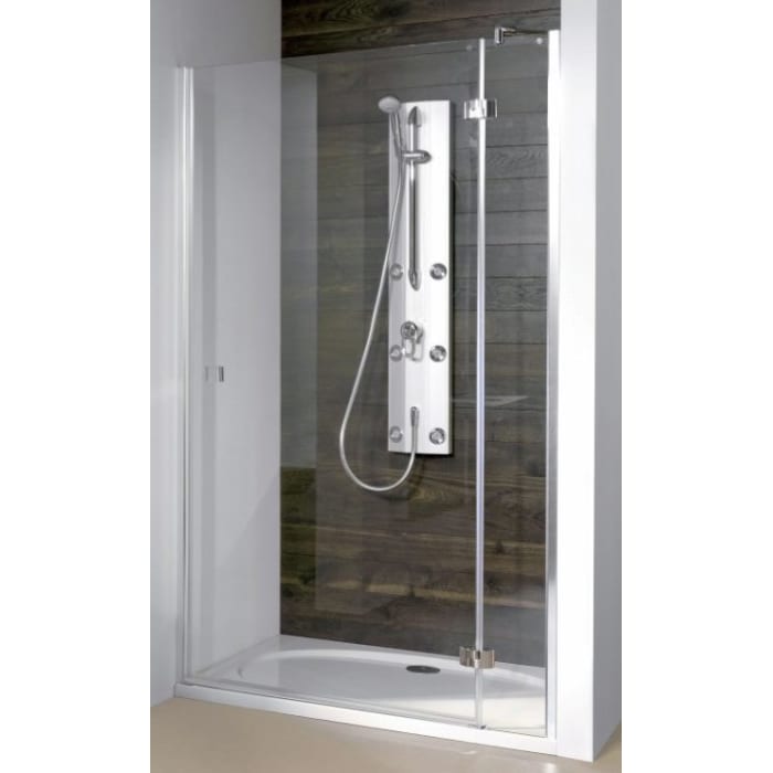 Breuer Espira Drehtür für Nische DTN 90 x 195 cm, Anschlag rechts mit CER+ Beschichtung