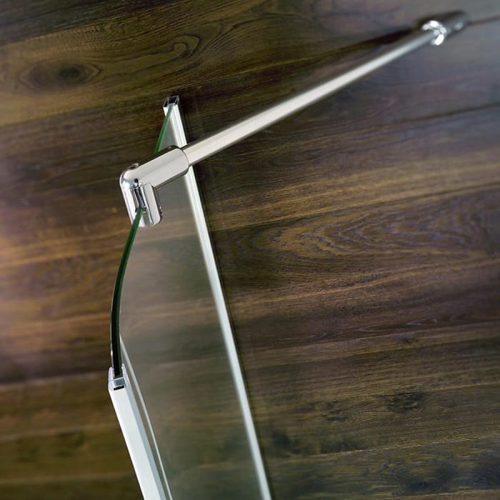 Breuer Espira Runddusche 4-teilig mit Seitenwand links Sondermaß, Radius 55 cm mit CER+ Beschichtung