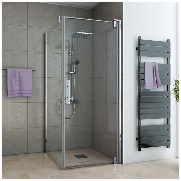 Breuer Europa Design Drehtür für Seitenwand 80 cm, Anschlag rechts