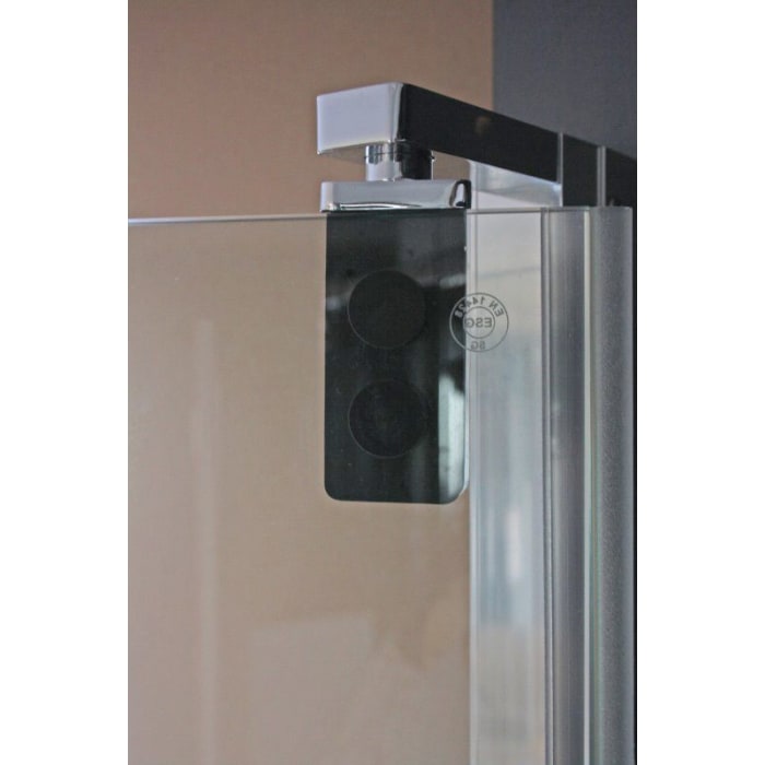 Breuer Europa Design Drehtür für Nische mit Frontseitenwand 120 cm, Anschlag rechts