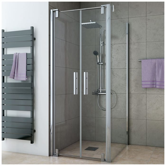 Breuer Europa Design Seitenwand rechts 90 cm für Pendeltür, mit CER+ Beschichtung