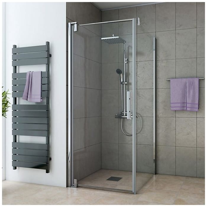 Breuer Europa Design Seitenwand rechts 90 cm für Drehtür