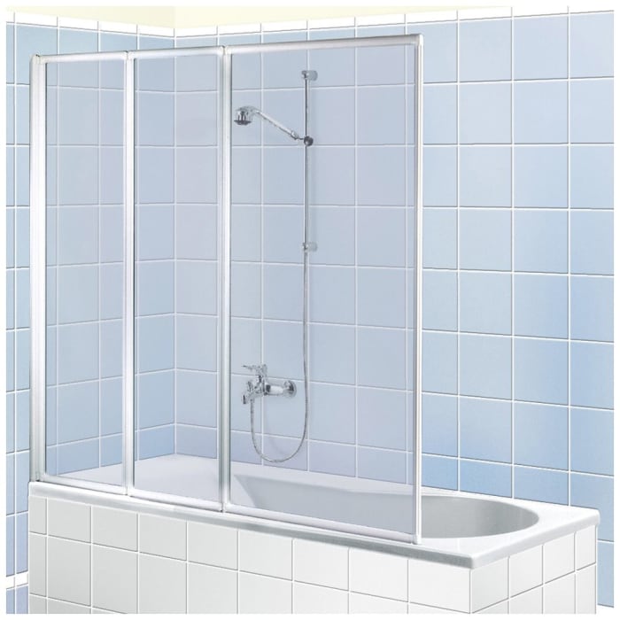 Breuer Fara Badewannenfaltwand BFW3 3-teilig Sondermaß