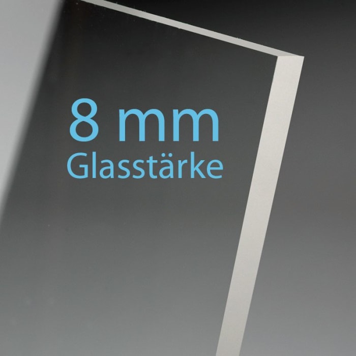 Breuer FIRST GLASS Drehtüre für Nische, Anschlag links, mit Stangengriff