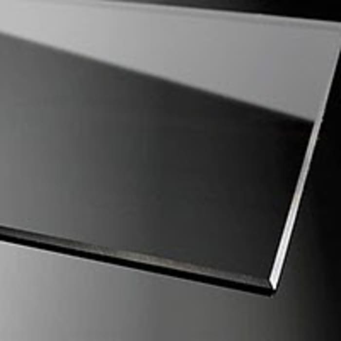 Breuer Panorama Drehtür mit Festteil für Seitenwand 100 cm, Anschlag links