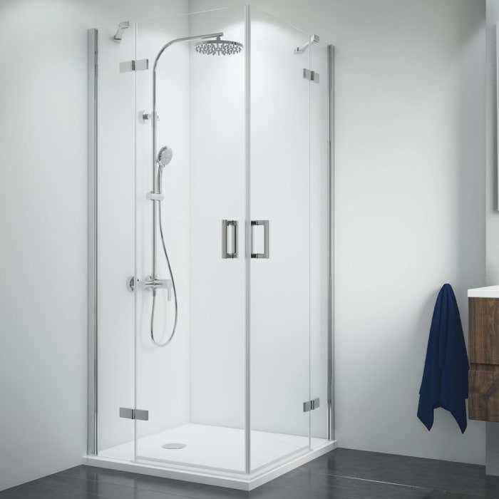 Breuer Panorama Eckeinstieg Drehtür 4-teilig 80 x 80 cm