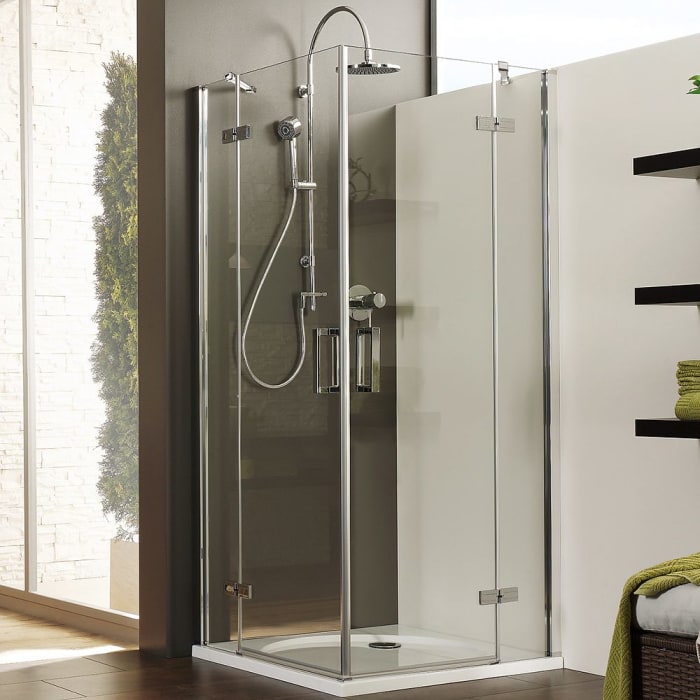 Breuer Panorama Eckeinstieg Drehtür 4-teilig 100 x 100 cm