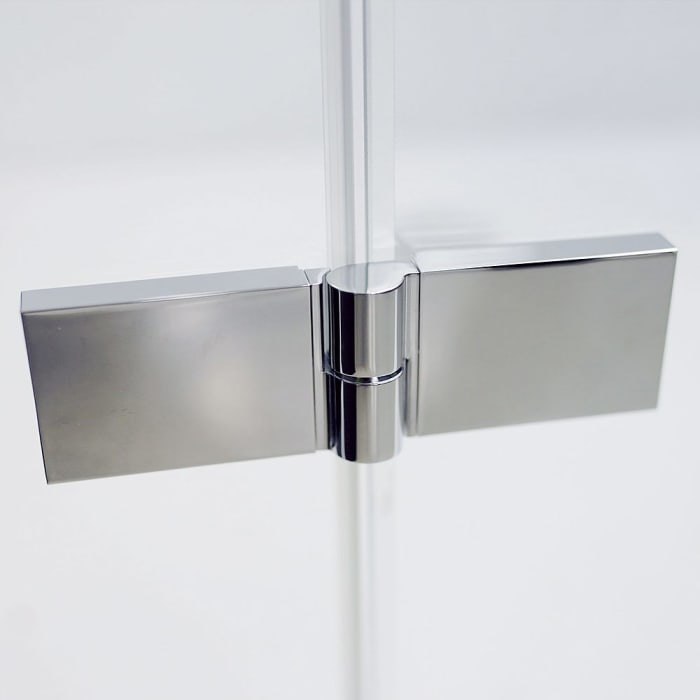 Breuer Panorama Runddusche Drehtür 4-teilig Radius 55, 90 x 80 cm