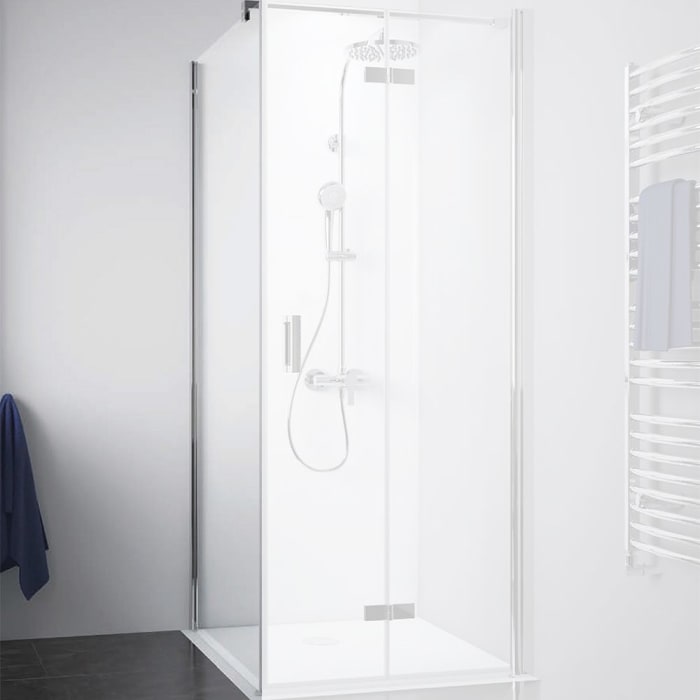 Breuer Panorama Seitenwand für Drehfalttür 75 cm, links