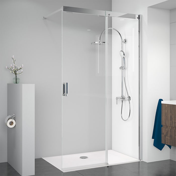 Breuer Panorama Soft & Silent Schiebetür Anschlag rechts Sondermaß, mit CER+ Beschichtung