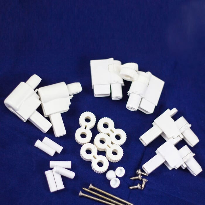 Breuer Fara Verbindungsstücke Set für Badewannenfaltwand 3-teilig