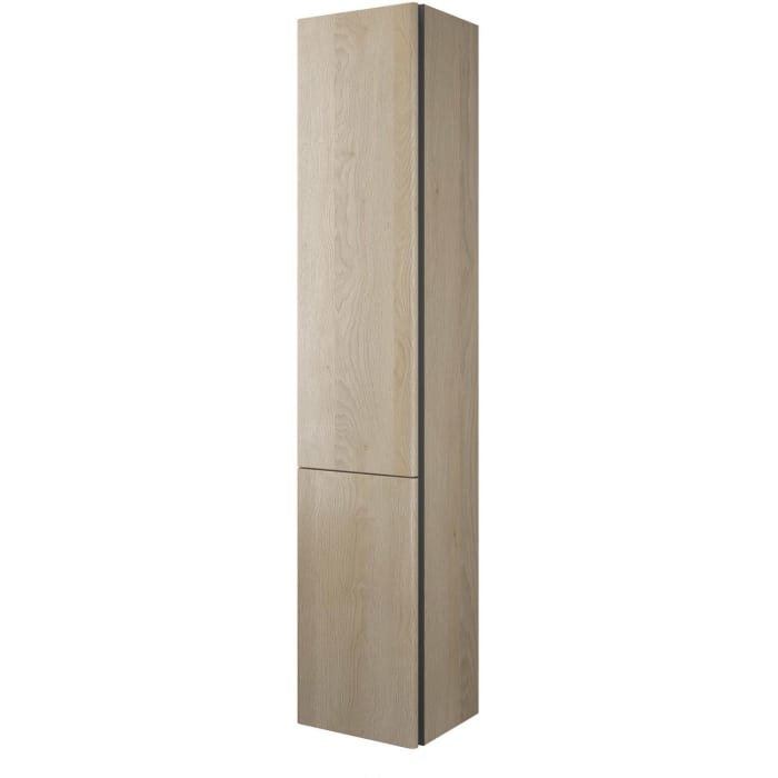 burgbad Badu Hochschrank 35 cm, 2 Türen, Anschlag links