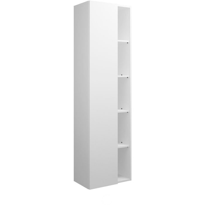 burgbad Badu Hochschrank 50 cm, 1 Tür, Anschlag links, 1 Regal