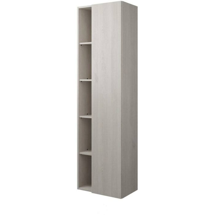 burgbad Badu Hochschrank 50 cm, 1 Tür, Anschlag rechts, 1 Regal