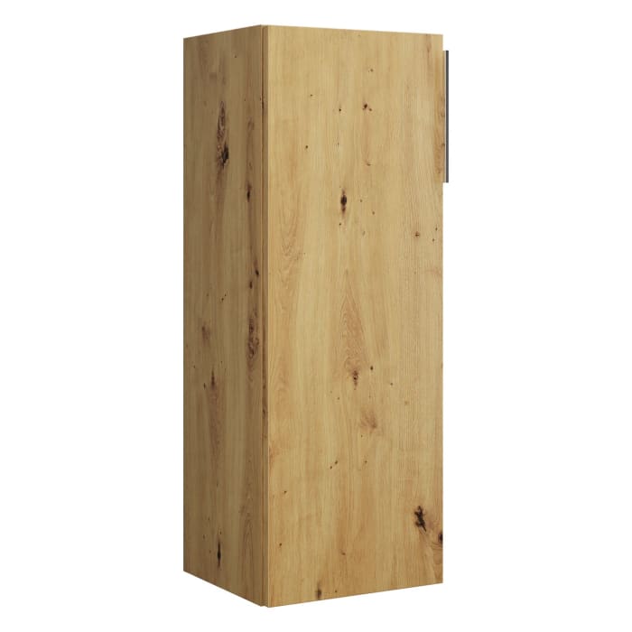 burgbad Eqio Halbhoher Schrank 35 x 32 x 96 cm Links, mit Griff G0146