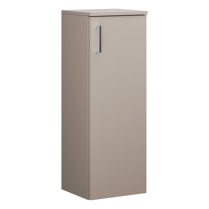 burgbad Eqio Halbhoher Schrank 35 x 32 x 96 cm Rechts, mit Stangengriff P95