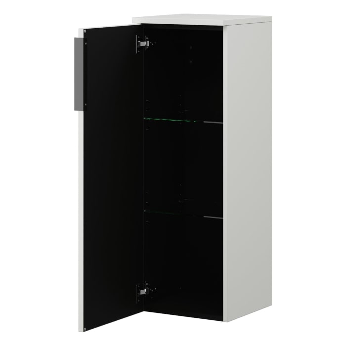 burgbad Eqio Halbhoher Schrank 35 x 32 x 96 cm Links, mit Griff G0200