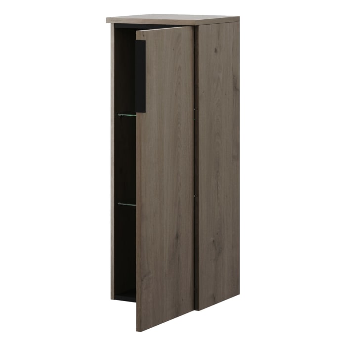 burgbad Eqio Halbhoher Schrank 35 x 32 x 96 cm Rechts, mit Griff G0200