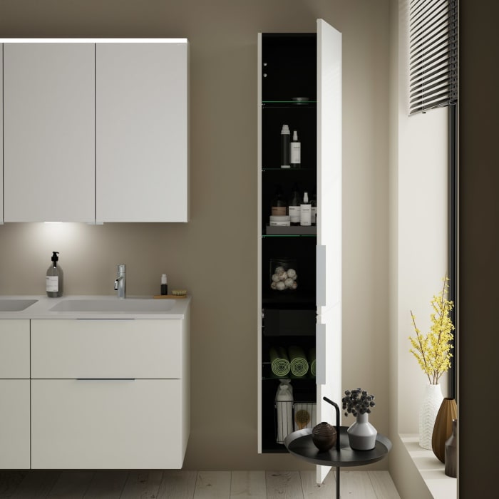 burgbad Eqio Hochschrank 35 x 32 x 176 cm Rechts, mit Griff G0146