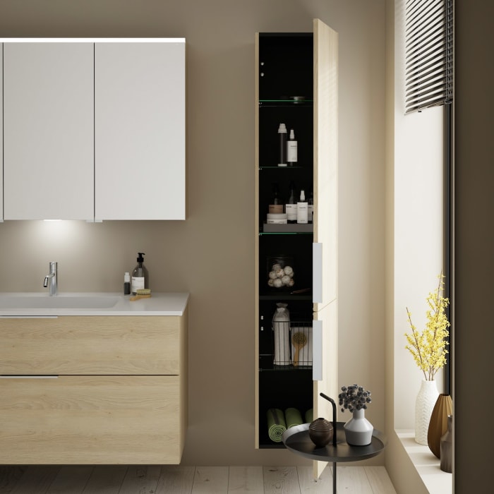 burgbad Eqio Hochschrank 35 x 32 x 176 cm Rechts, mit Griff G0146