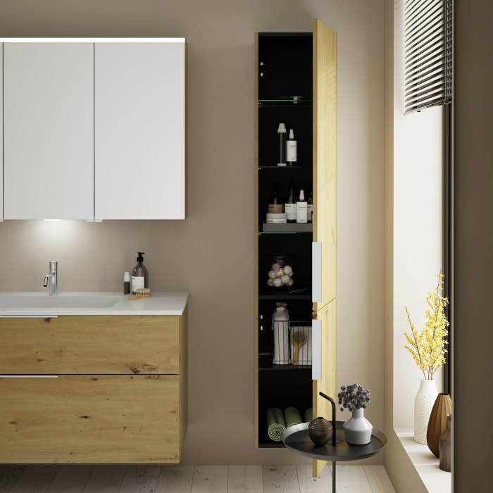 burgbad Eqio Hochschrank 35 x 32 x 176 cm Rechts, mit Griff G0146