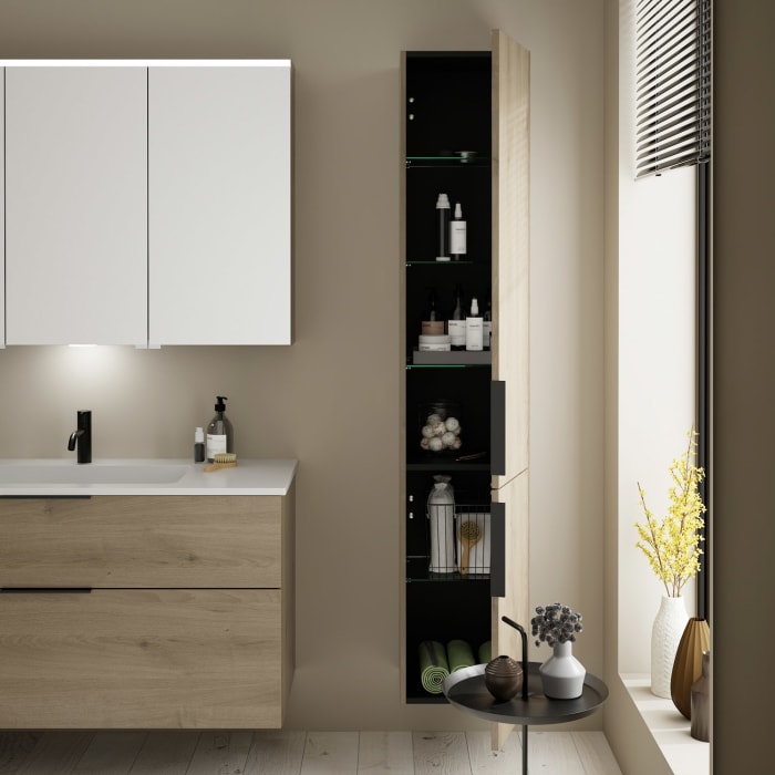 burgbad Eqio Hochschrank 35 x 32 x 176 cm Rechts, mit Griff G0200