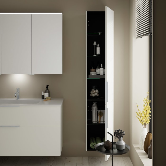 burgbad Eqio Hochschrank 35 x 32 x 176 cm Rechts, mit Griff G0146