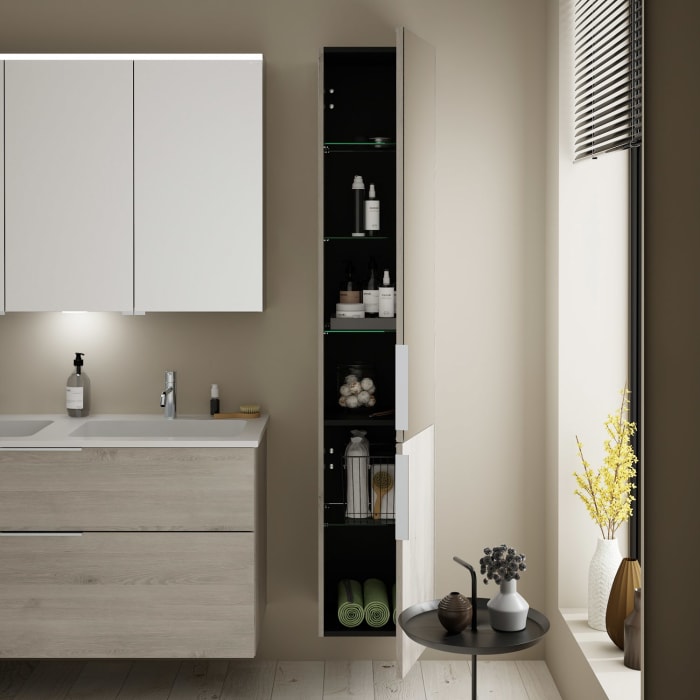 burgbad Eqio Hochschrank 35 x 32 x 176 cm Rechts, mit Griff G0146