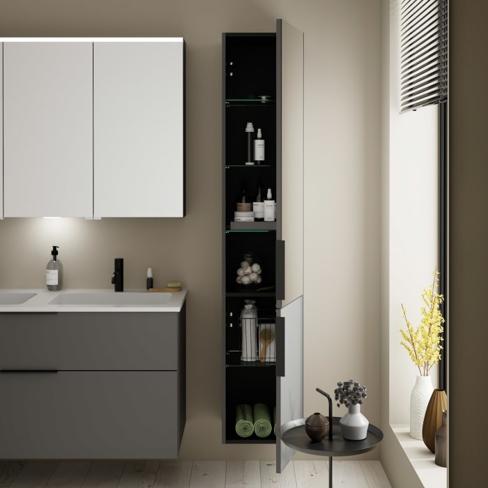 burgbad Eqio Hochschrank 35 x 32 x 176 cm Rechts, mit Griff G0200