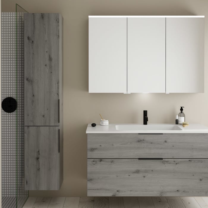 burgbad Eqio Hochschrank 35 x 32 x 176 cm Links, mit Griff G0200