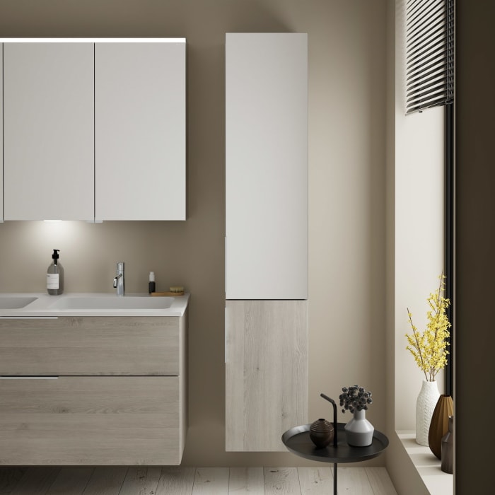 burgbad Eqio Hochschrank 35 x 32 x 176 cm Rechts, mit Griff G0146