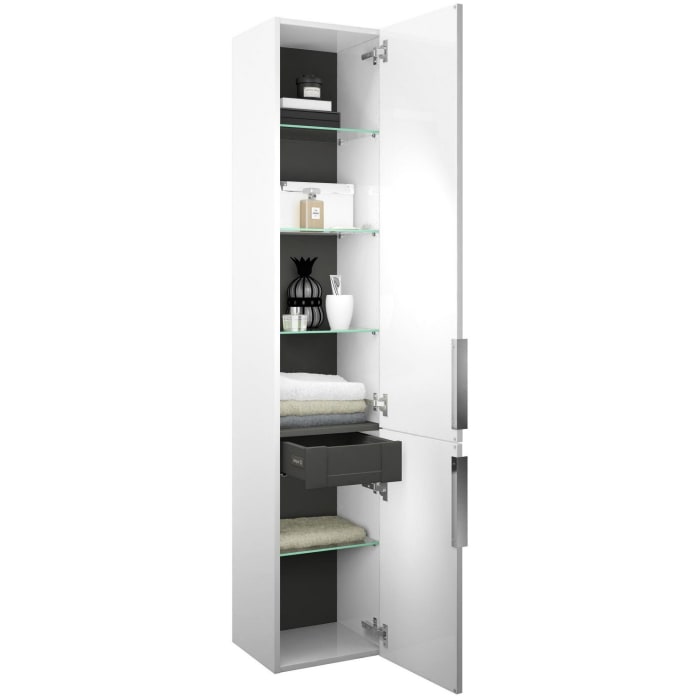 burgbad Eqio Hochschrank 35 x 32 x 176 cm Rechts, mit Griff G0146