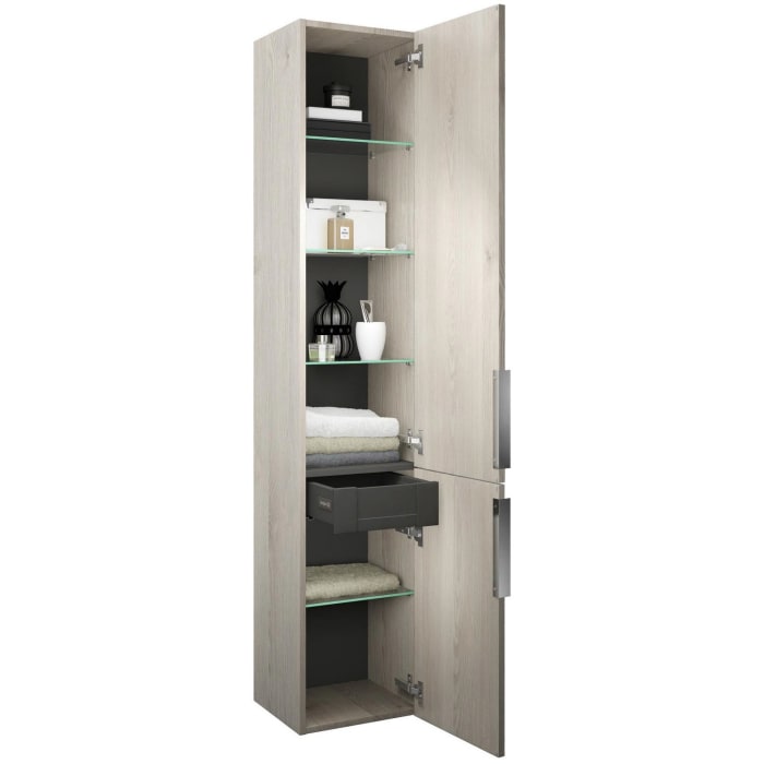burgbad Eqio Hochschrank 35 x 32 x 176 cm Rechts, mit Griff G0146
