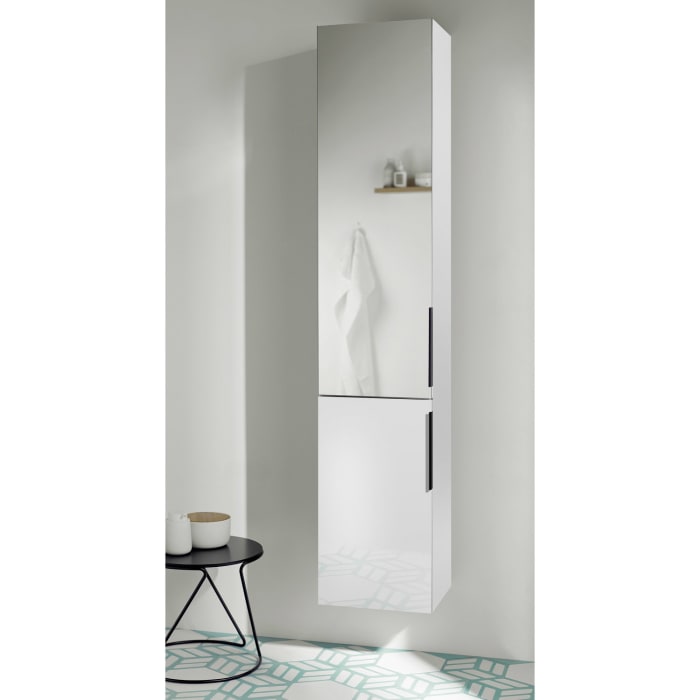 burgbad Eqio Hochschrank 35 x 32 x 176 cm Links, mit Griff G0200