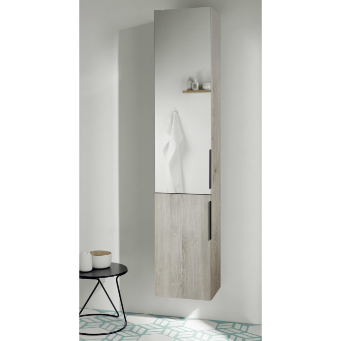 burgbad Eqio Hochschrank 35 x 32 x 176 cm Links, mit Griff G0200