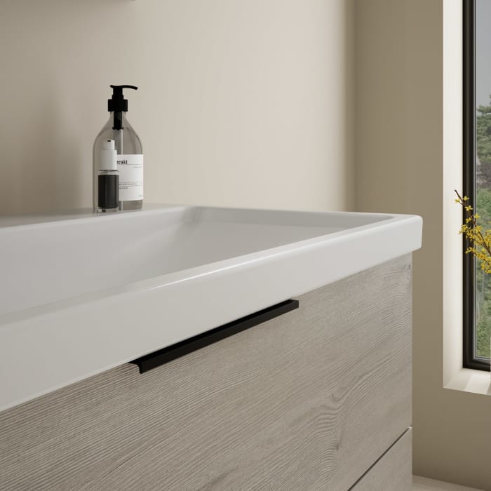 burgbad Eqio Möbelkombination inkl. Keramik-Waschtisch 103 cm, mit Griff G0200