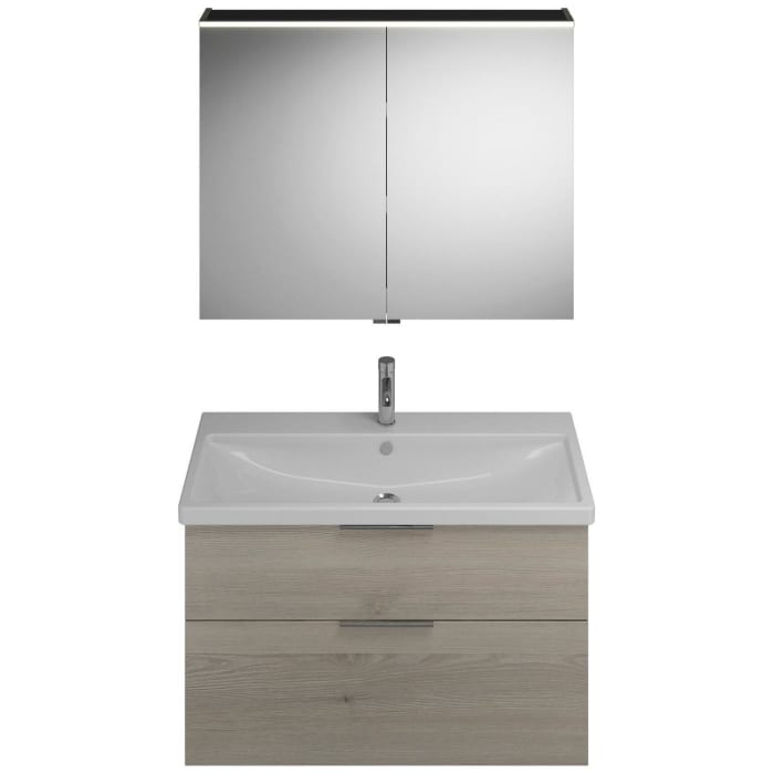 burgbad Eqio Möbelkombination inkl. Keramik-Waschtisch 103 cm, mit Griff G0146