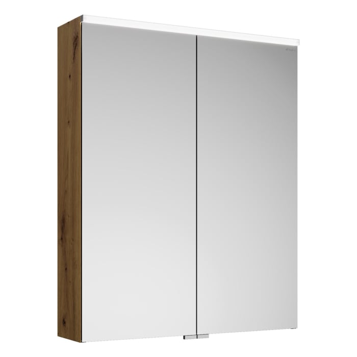 burgbad Eqio Spiegelschrank mit LED-Aufsatzleuchte 65 cm