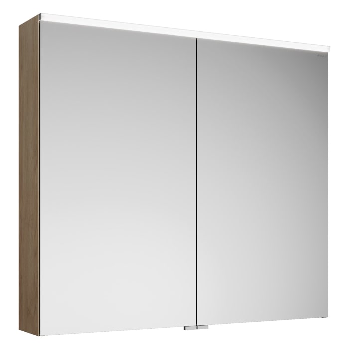 burgbad Eqio Spiegelschrank mit LED-Aufsatzleuchte 90 cm