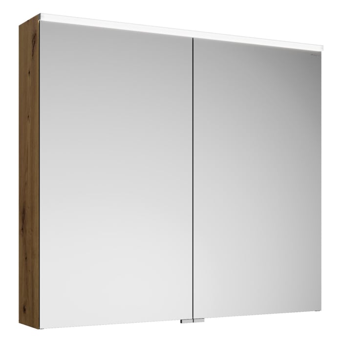burgbad Eqio Spiegelschrank mit LED-Aufsatzleuchte 90 cm