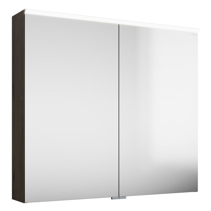 burgbad Eqio Spiegelschrank mit LED-Aufsatzleuchte 90 cm