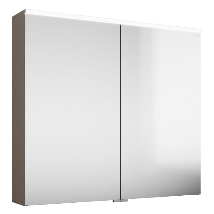 burgbad Eqio Spiegelschrank mit LED-Aufsatzleuchte 90 cm