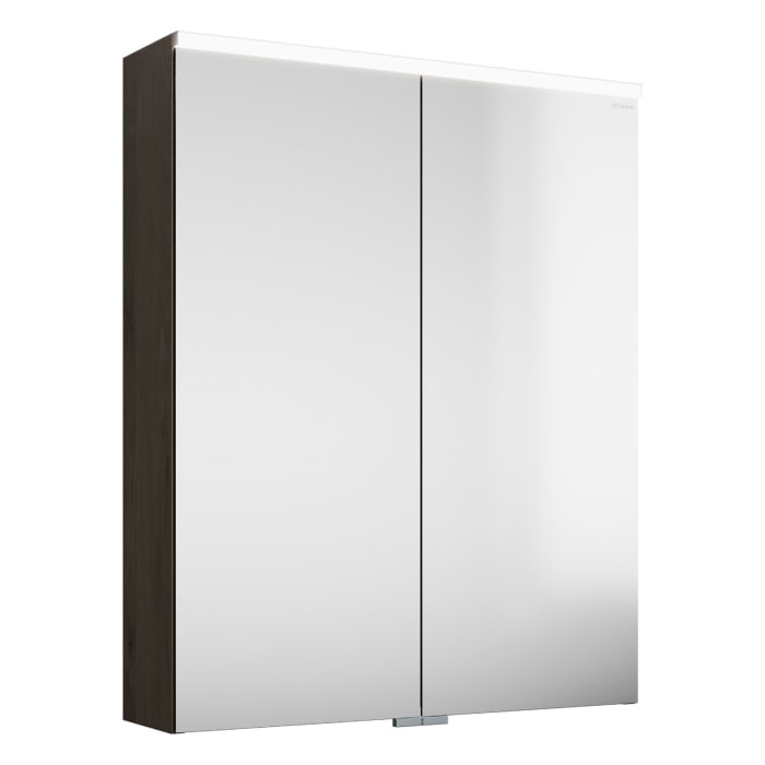 burgbad Eqio Spiegelschrank mit LED-Aufsatzleuchte und LED-Waschtischbeleuchtung 65 cm