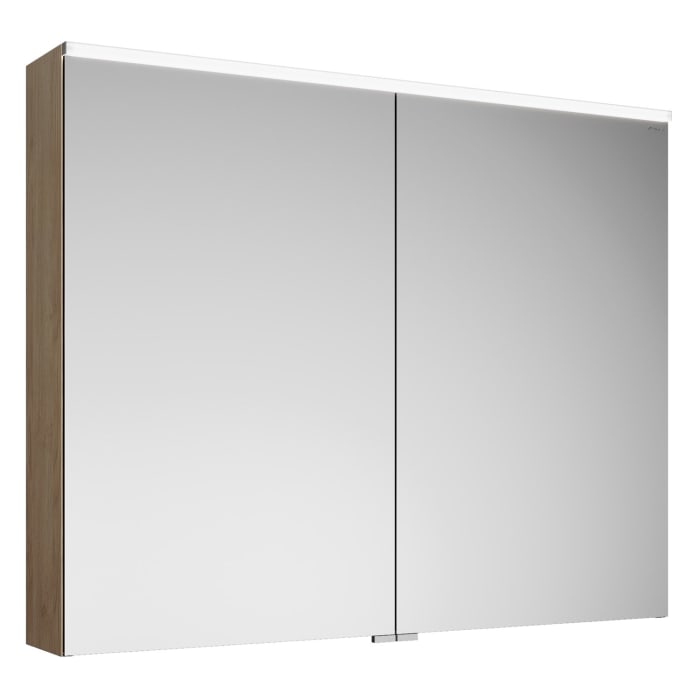 burgbad Eqio Spiegelschrank mit LED-Aufsatzleuchte 100 cm