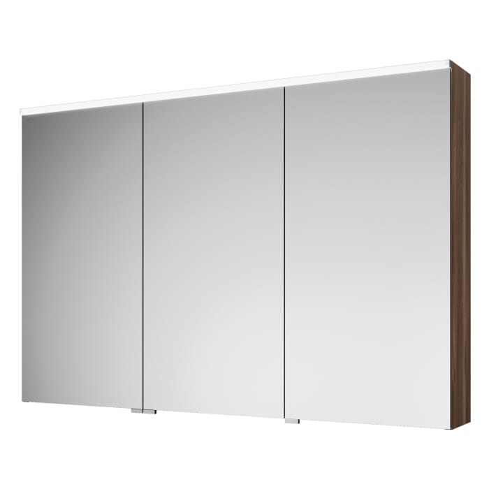 burgbad Eqio Spiegelschrank mit LED-Aufsatzleuchte 120 cm Links