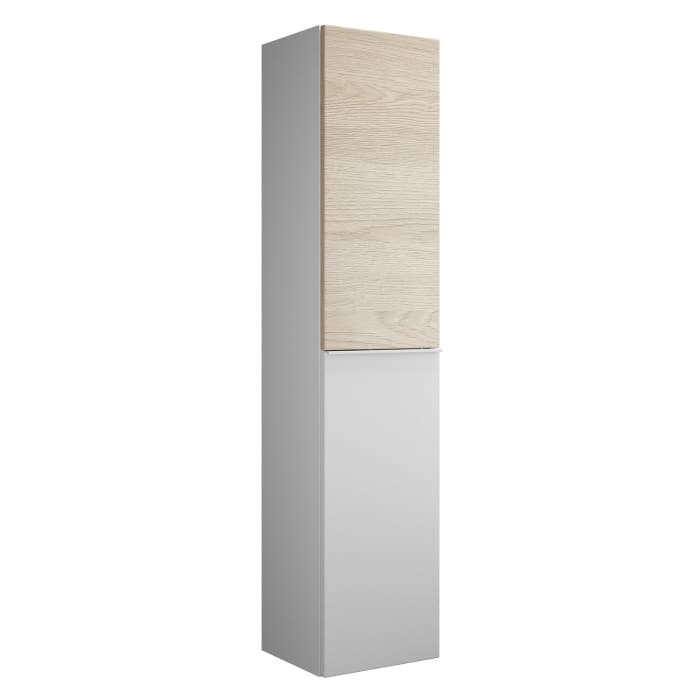 burgbad Fiumo Hochschrank 35 x 32 x 160 cm, 2 Türen, Anschlag links, mit Griff G0223